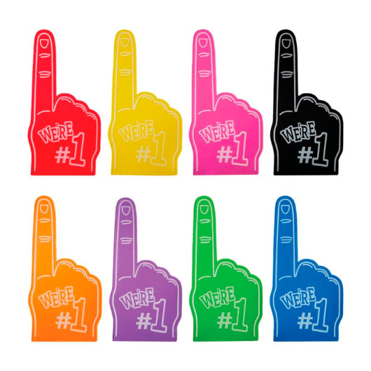 Sublimated Foam Hands
